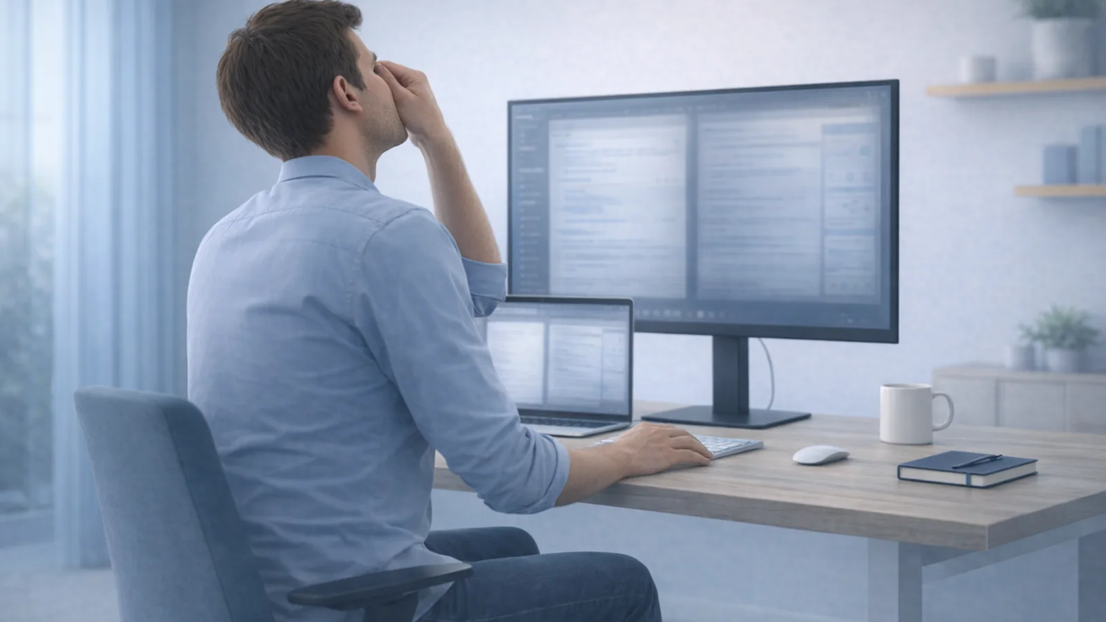 External Monitor Eye Strain on Mac: Fix Headaches and Blurry Text | Posture Reminder AI